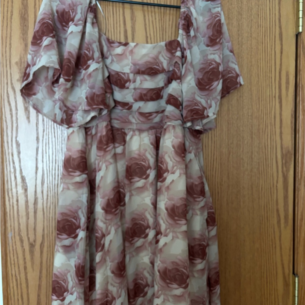 Floral Print Women's Dress
